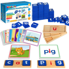 BAYSING short vowel letters toy for early reading and spelling practice.