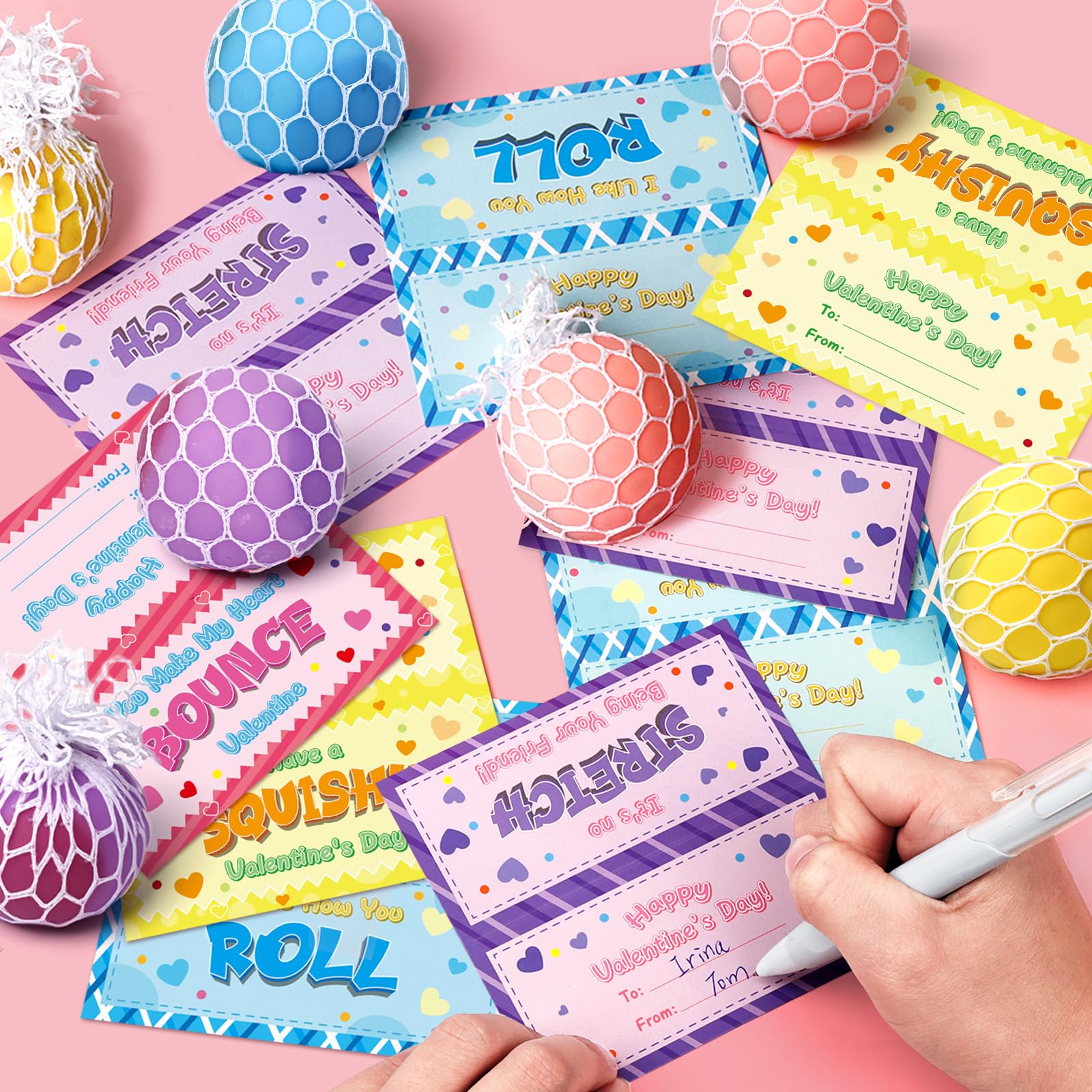 BAYSING stress relief balls with soft hand feel ideal for squeezing and fidgeting.