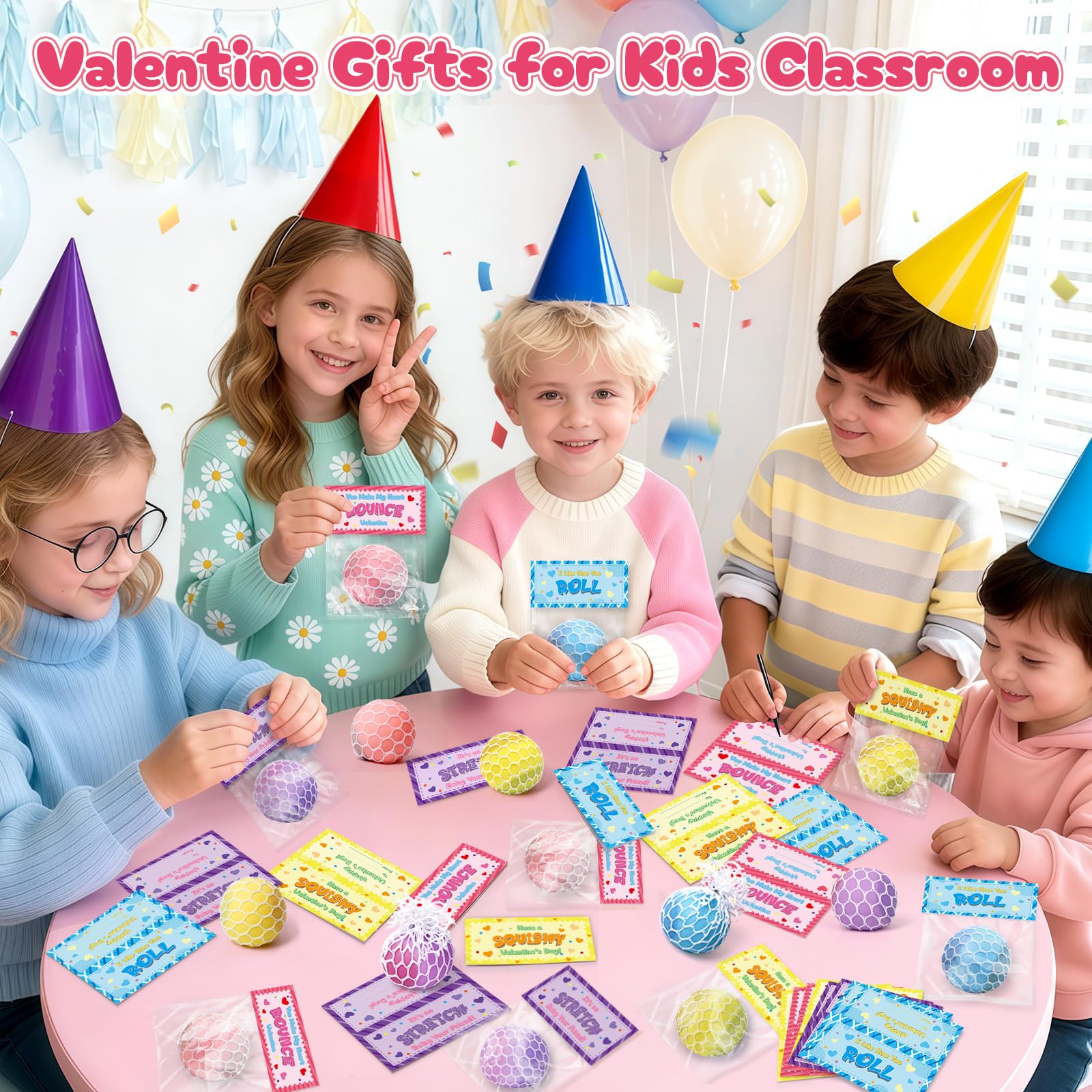 BAYSING valentines day party favors for boys and girls.