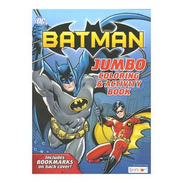 BAZIC PRODUCTS Batman Coloring Book cover with bold hero artwork for kids