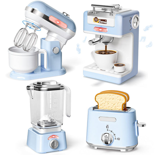 B Bascolor coffee maker with lights for imaginative play