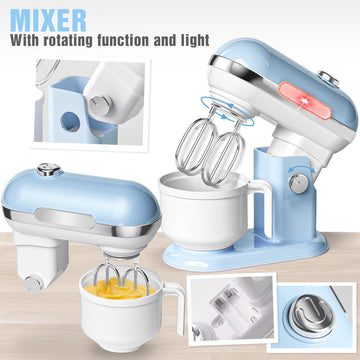 B Bascolor stand mixer captures rotating blending action for baking play