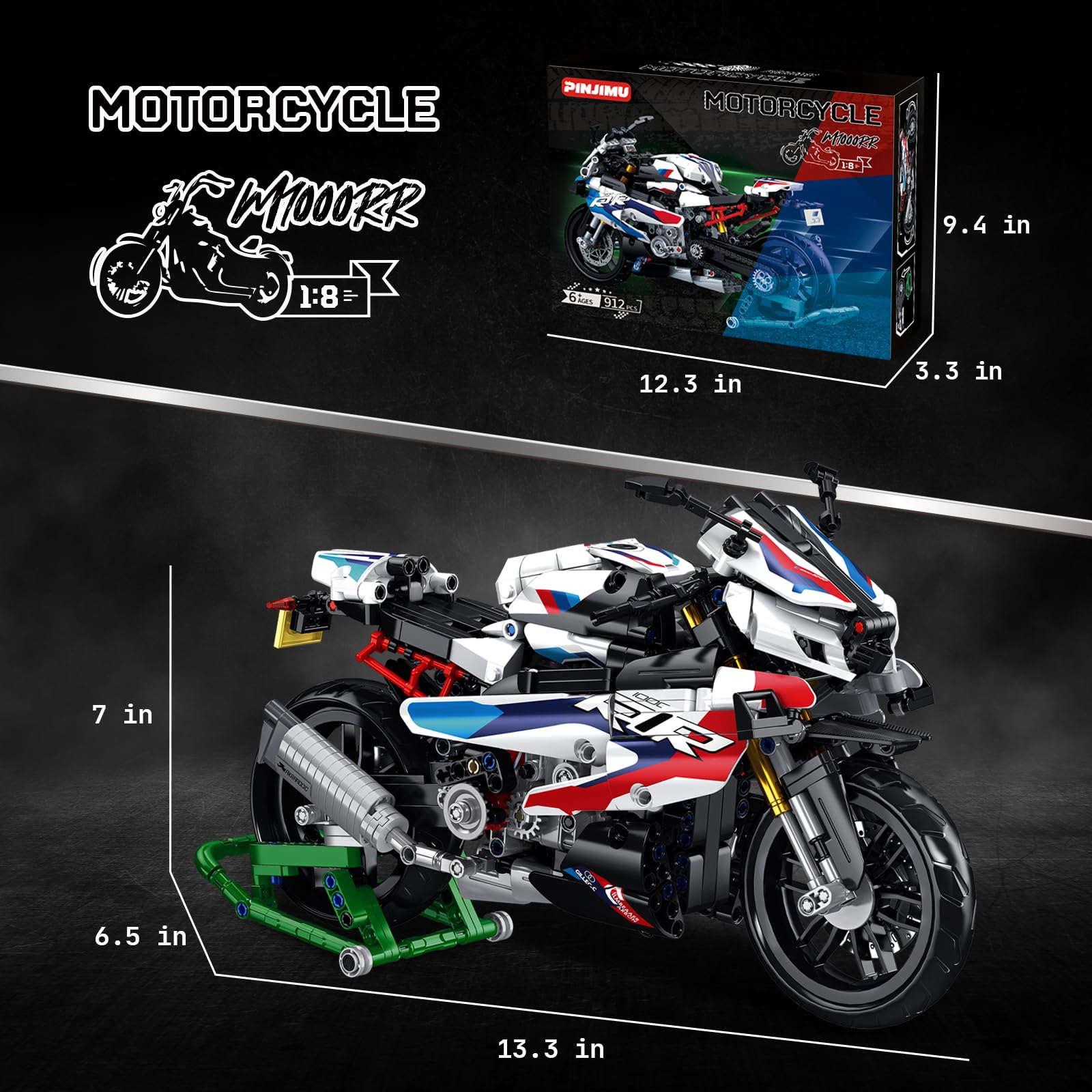 BBEUU 1000RR 912-piece kit offers satisfying build and collectible appeal.
