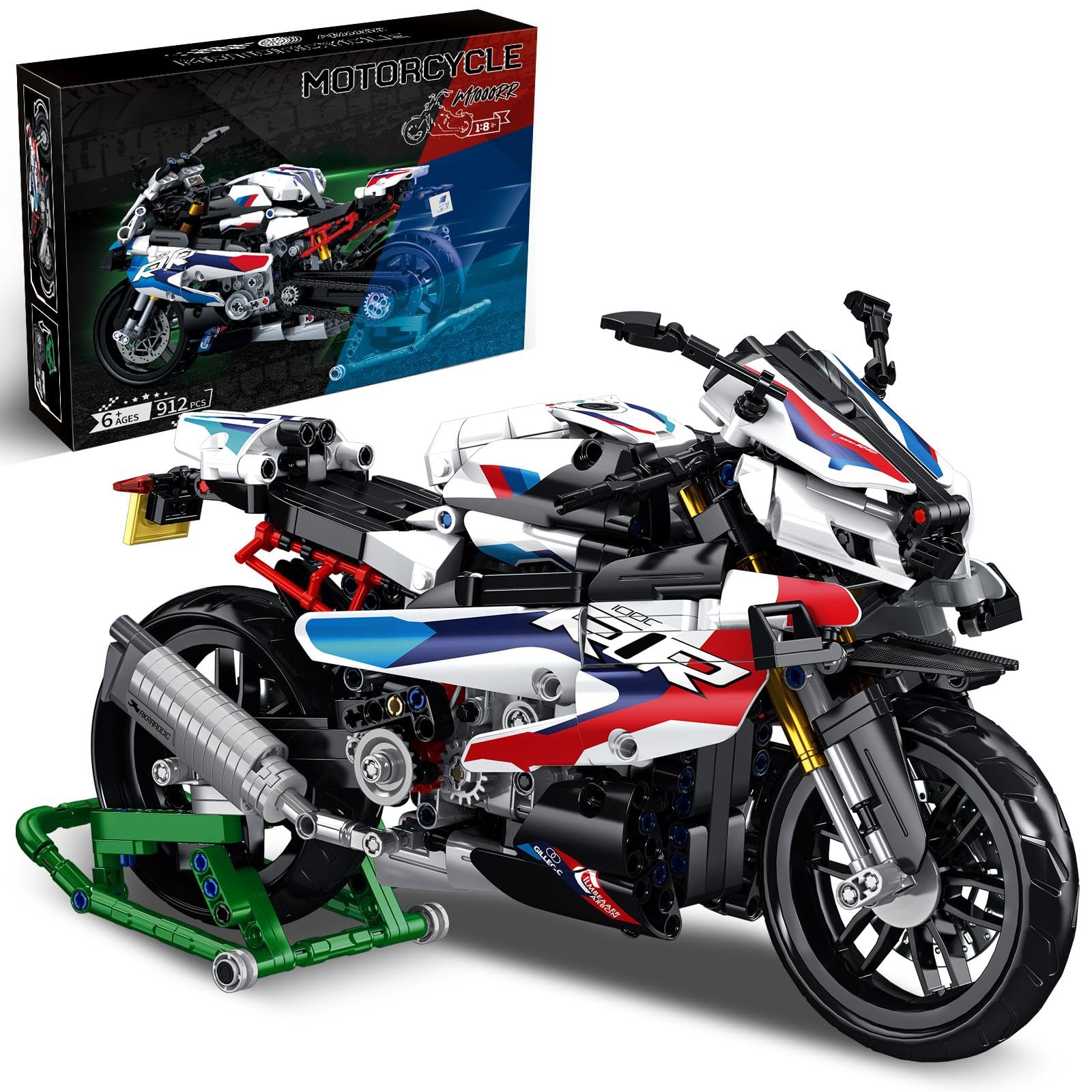 BBEUU 1000RR display base enhances premium collection presentation.