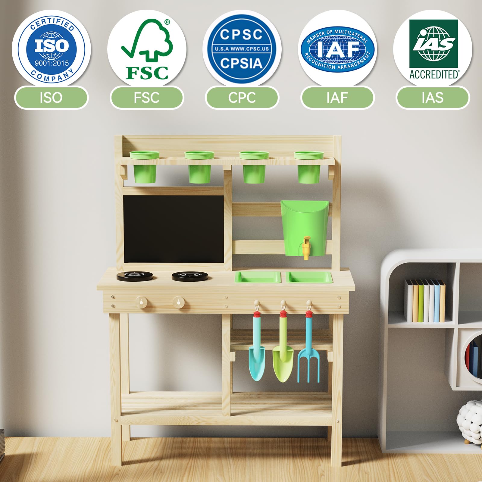 bbgroundgrm backyard-friendly playset supports cooperative pretend play for boys and girls
