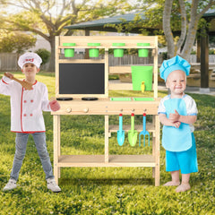 bbgroundgrm two-sided chalkboard encourages recipe design and doodling during pretend meals