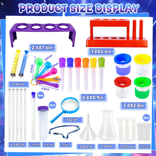 Bbiamsleep test tubes with stand for hands-on observation and learning.