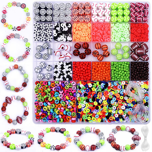 BBita 2480pcs beads kit in a storage box for creative DIY jewelry projects