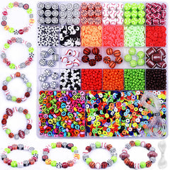 BBita 2480pcs beads kit in a storage box for creative DIY jewelry projects