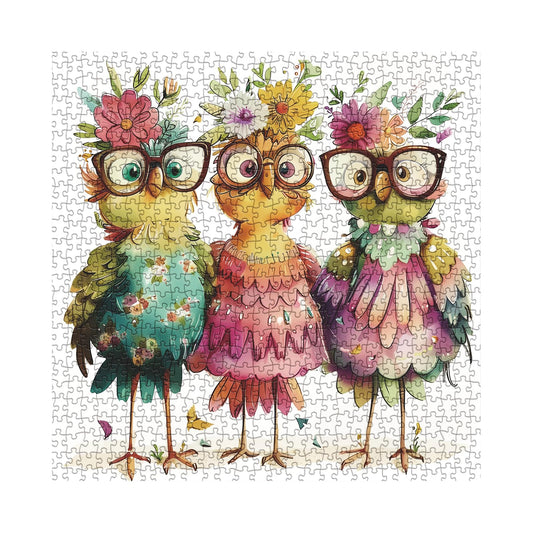 BBOLDIN 1000-piece puzzle on thick cardboard for durable puzzling sessions