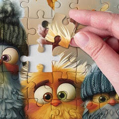 BBOLDIN 1000-piece puzzle with sturdy box and back-side letter markings