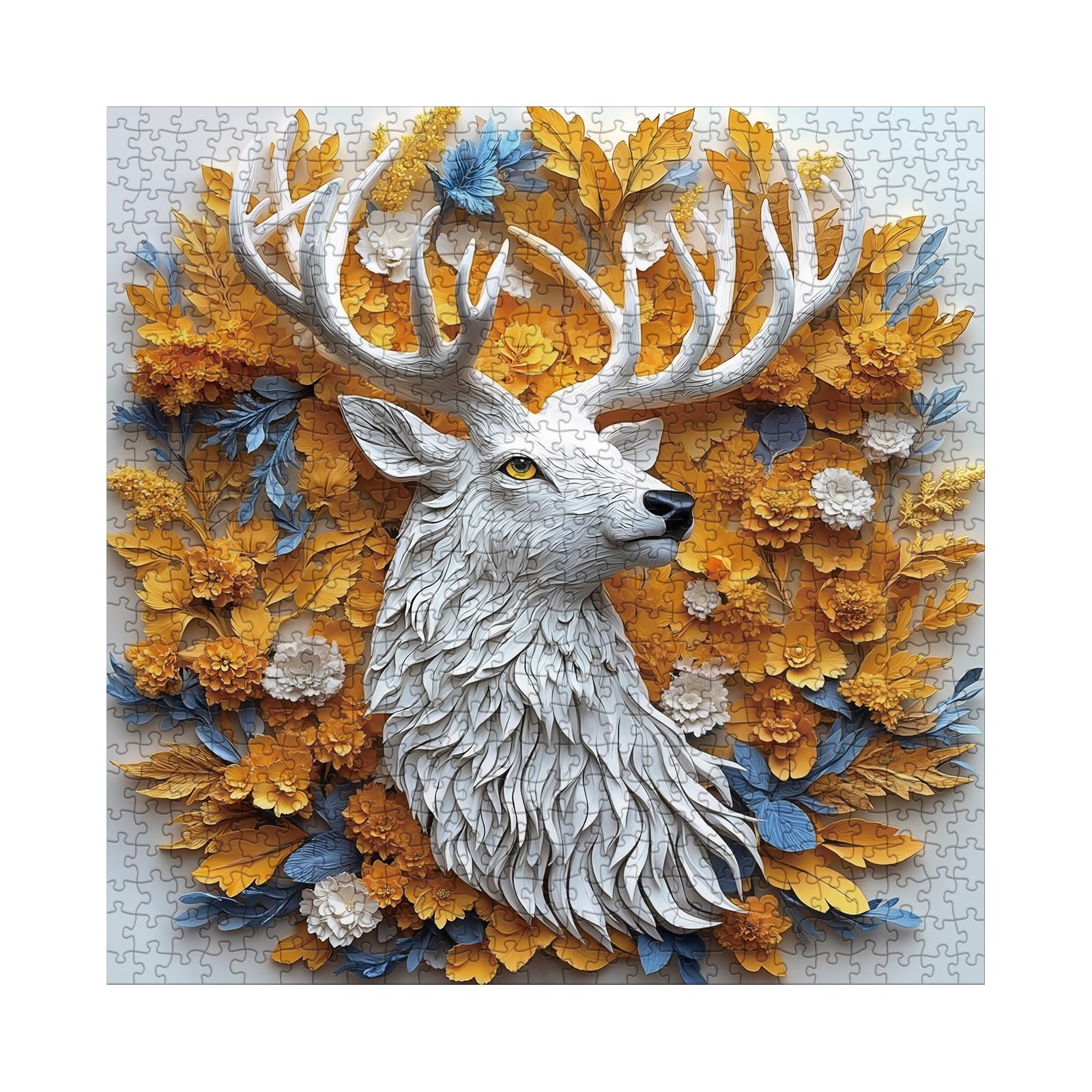 BBOLDIN Autumn animal floral puzzle box and poster provide a ready gift setup.