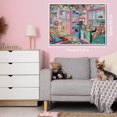 BBOLDIN Coastal art display idea for home decor after assembly
