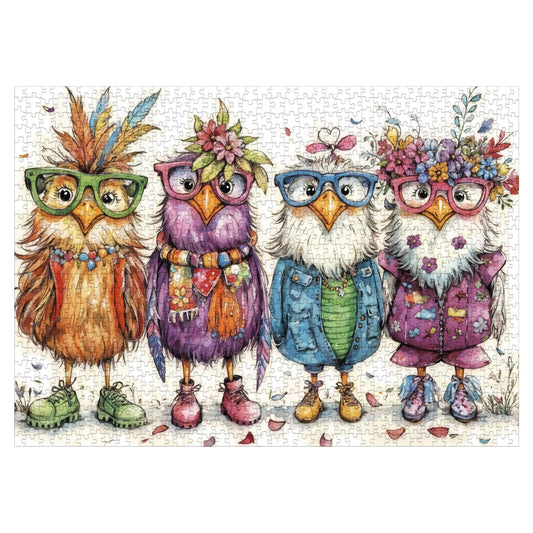 BBOLDIN Colorful Chicken Puzzles reference poster inside for planning your session