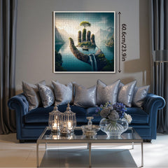 BBOLDIN Completed puzzle art decor for home and mindful moments