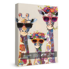 BBOLDIN Cool Giraffe Family Puzzle box is ideal for gifting and storage.