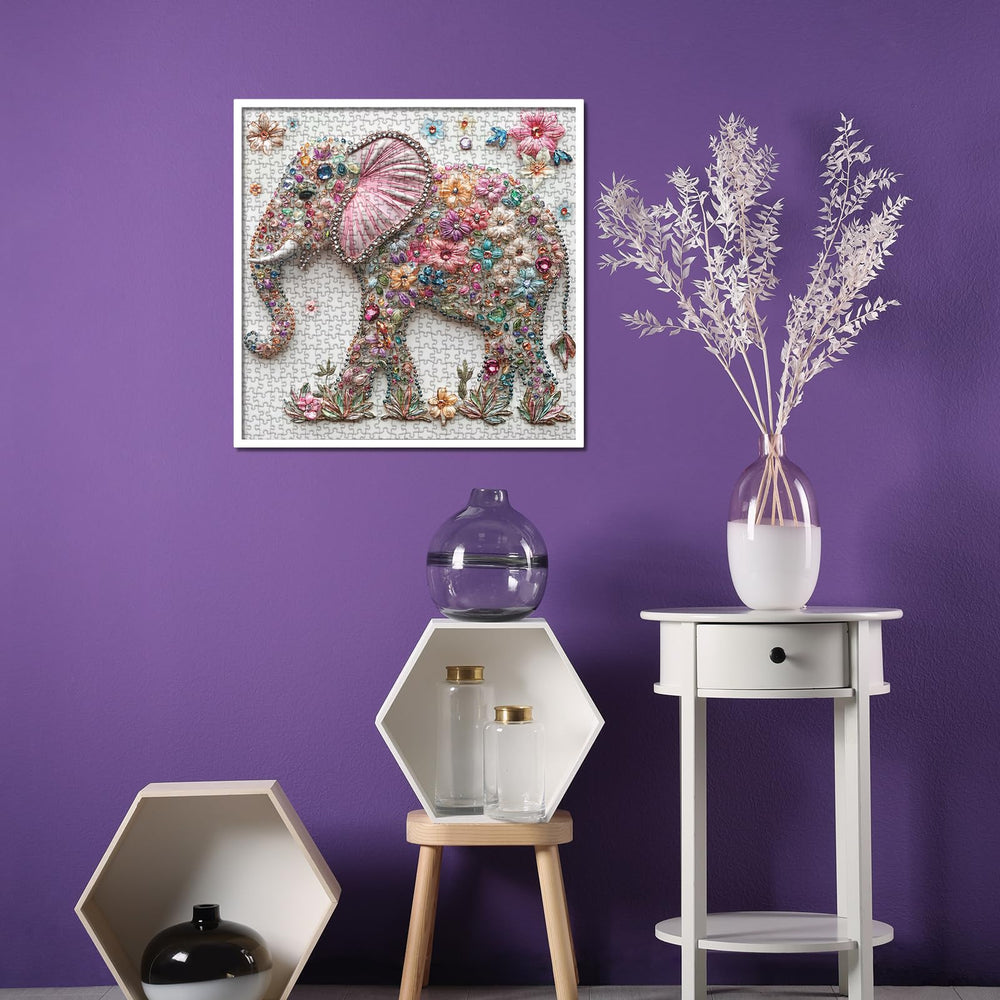 BBOLDIN Crystal Elephant Puzzle precision-cut pieces for snug fits during assembly.