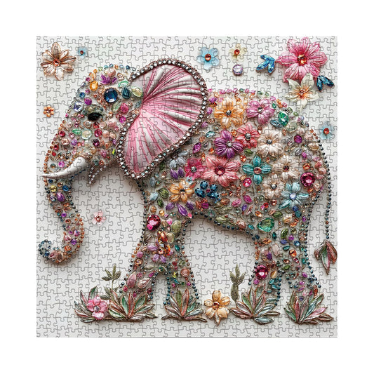BBOLDIN Crystal Elephant Puzzle reference poster to guide solving and planning.