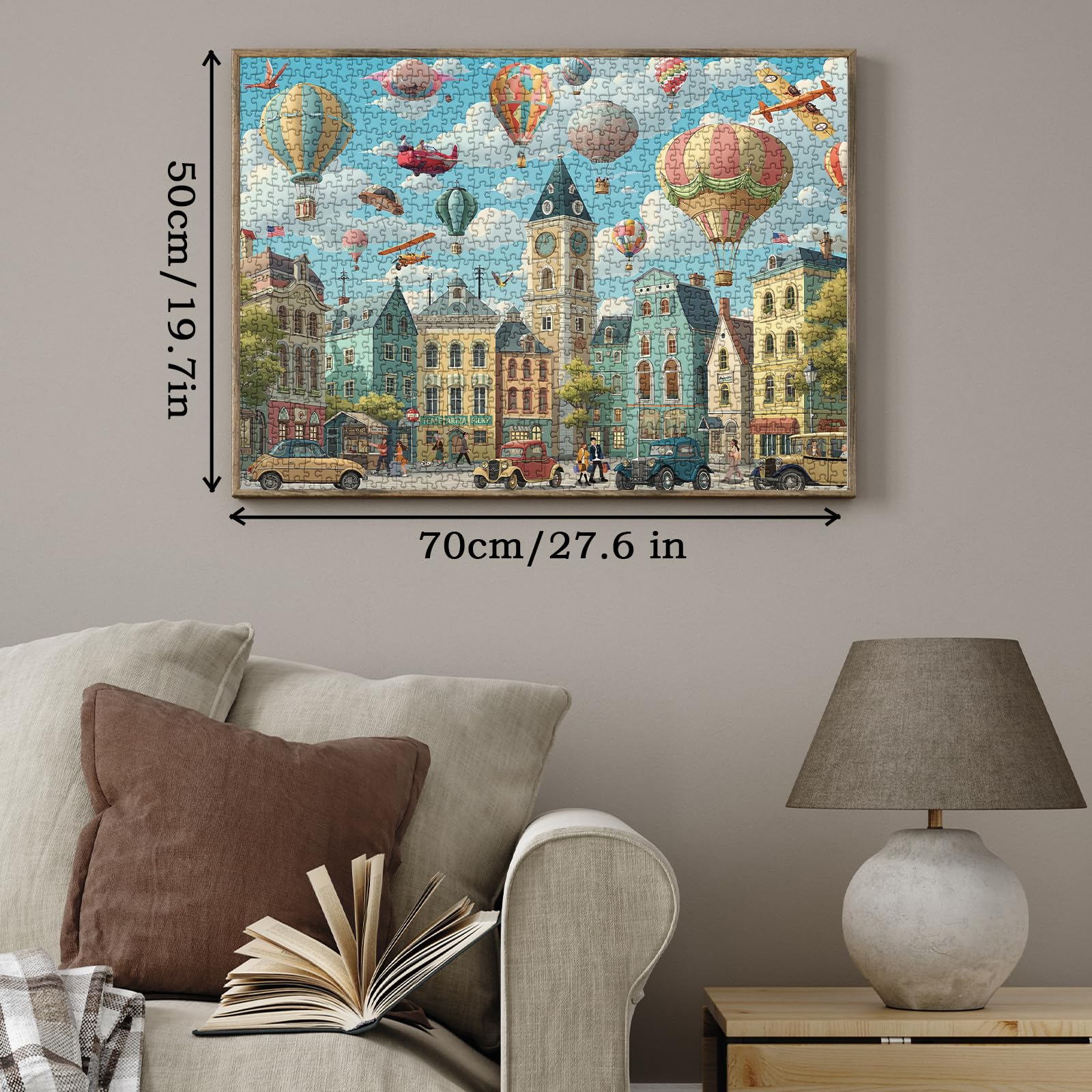 BBOLDIN European town scene puzzle collection featuring nostalgic architecture.