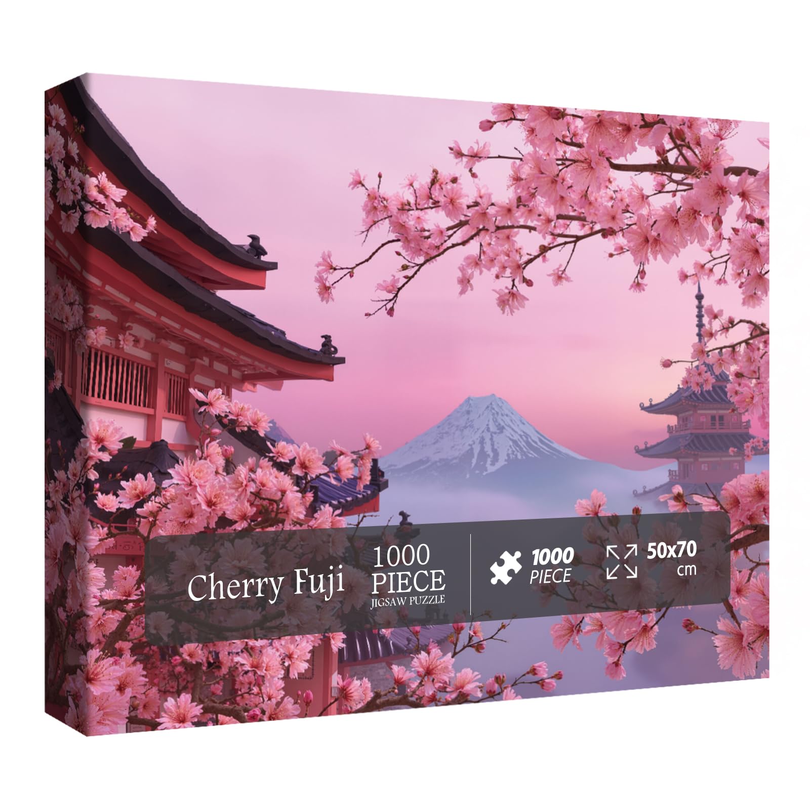 BBOLDIN Flower Japan Landscape 1000-piece puzzle: cherry blossoms for a relaxing pastime