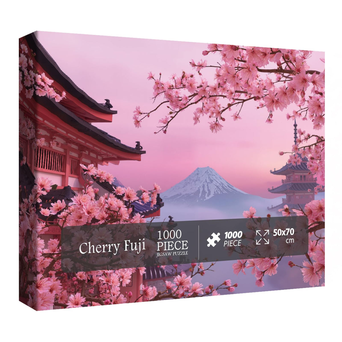 BBOLDIN Flower Japan Landscape 1000-piece puzzle: cherry blossoms for a relaxing pastime
