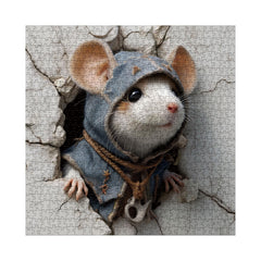BBOLDIN Funny Mouse Puzzle poster-included view for reference during assembly.