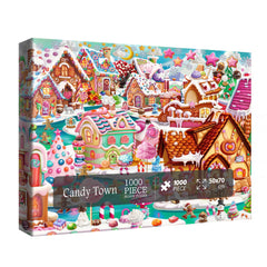 BBOLDIN funny winter scenic puzzle box with poster reference image for assembly