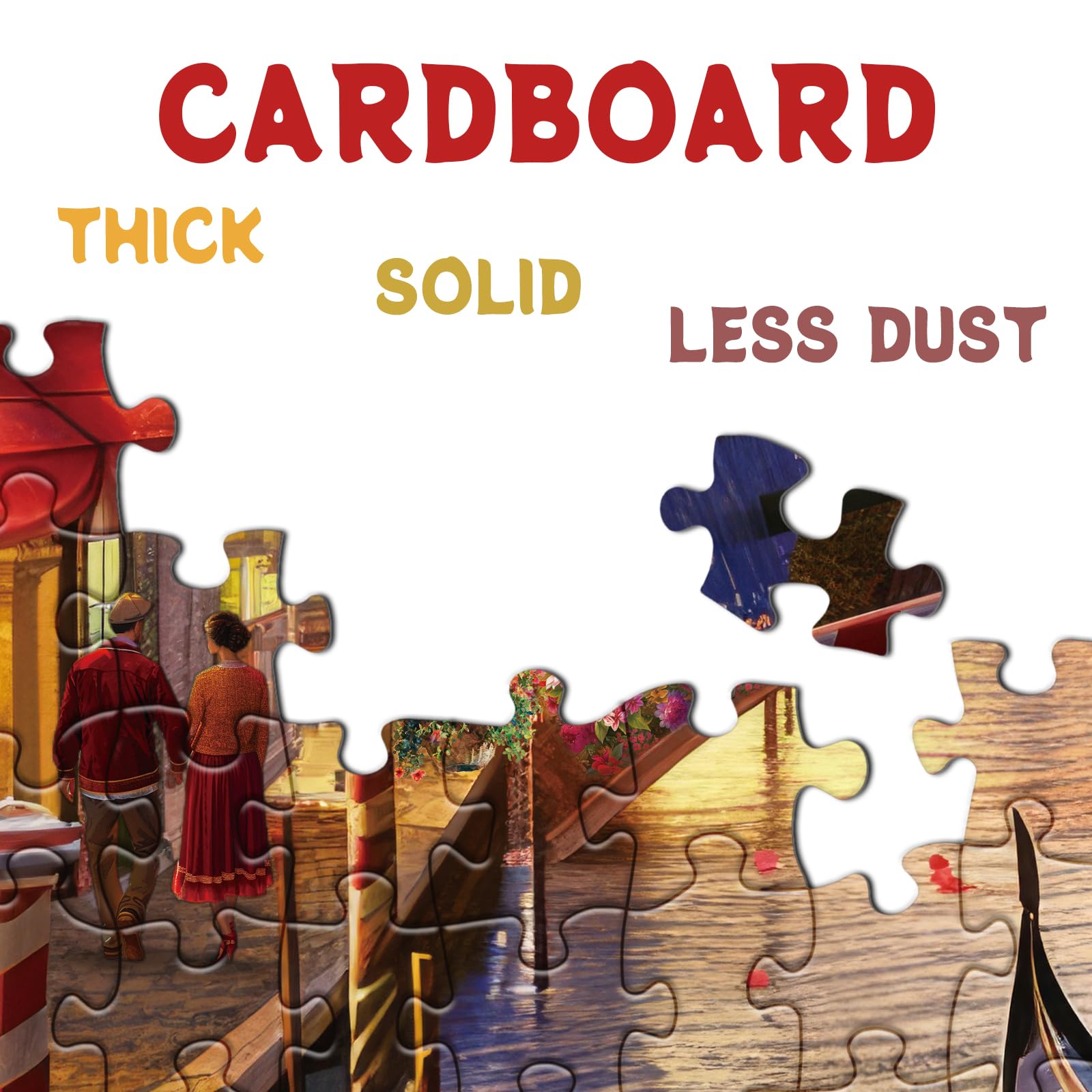 BBOLDIN Gondolas on canal puzzle offers calming challenge for adults