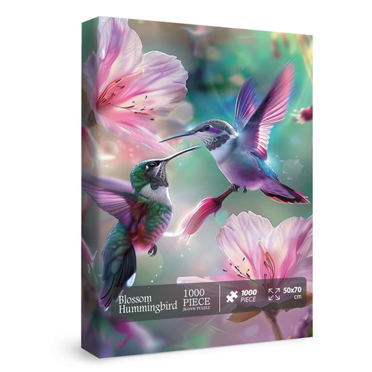 BBOLDIN hummingbird puzzle box with poster for easy assembly.