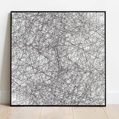 BBOLDIN impossible line puzzle back-printed letters aid reference