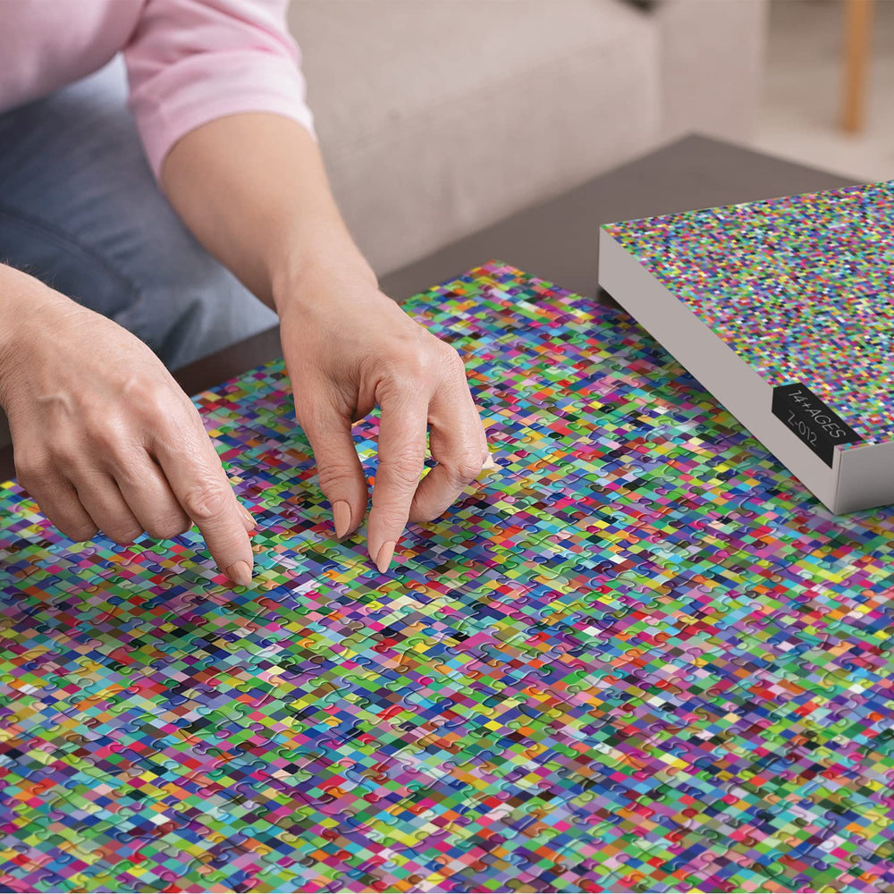 BBOLDIN Impossible puzzle room decor after completion adds vibrant art to any space