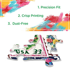 BBOLDIN Lettered back sorting sections help organize puzzle pieces efficiently.