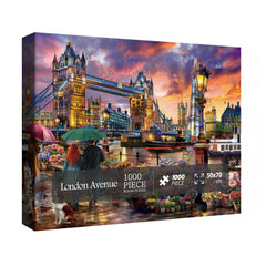 BBOLDIN London Sunset Puzzle box—1000-piece set for focused, relaxing evenings