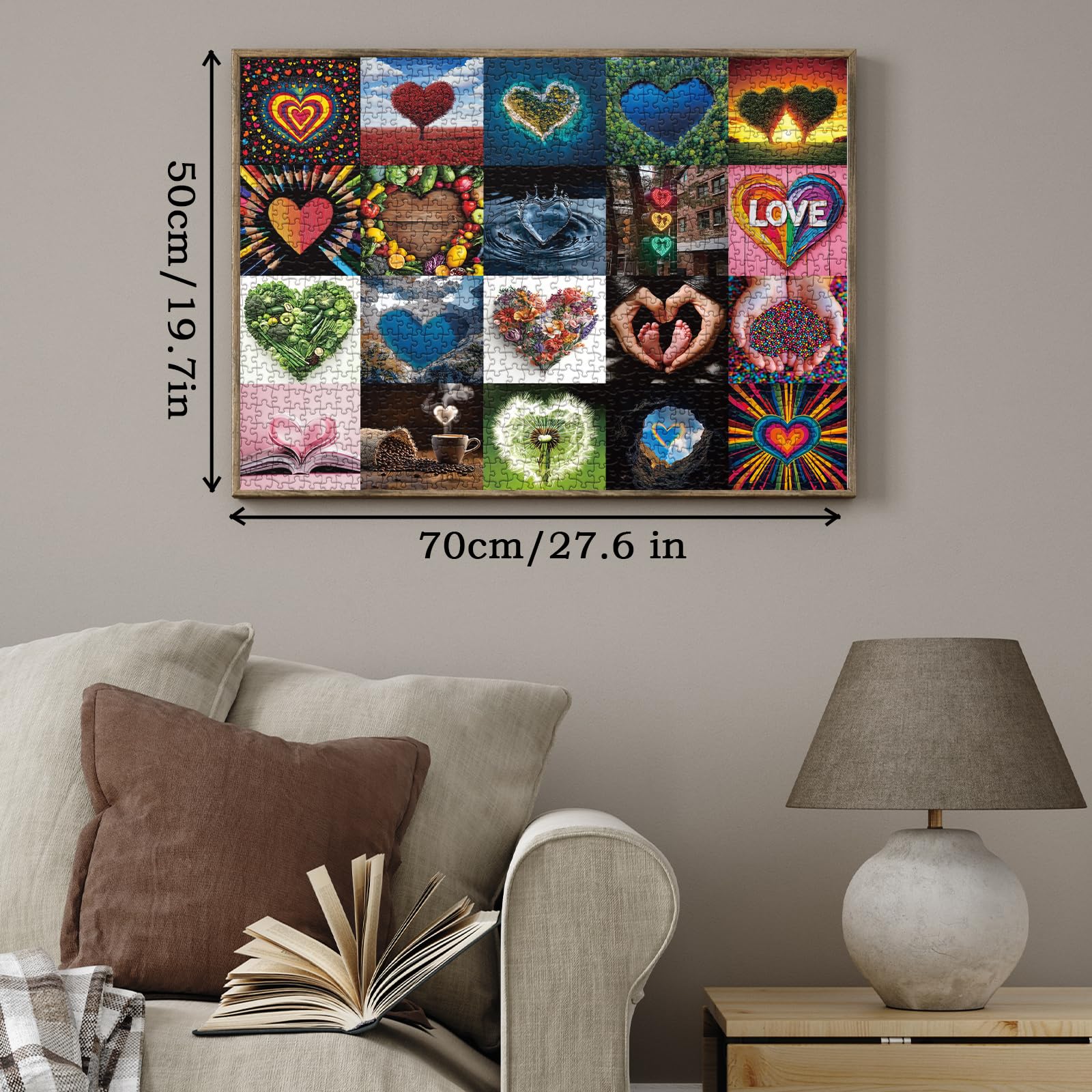 BBOLDIN Colorful heart-art designs spark joy and creative focus while solving.