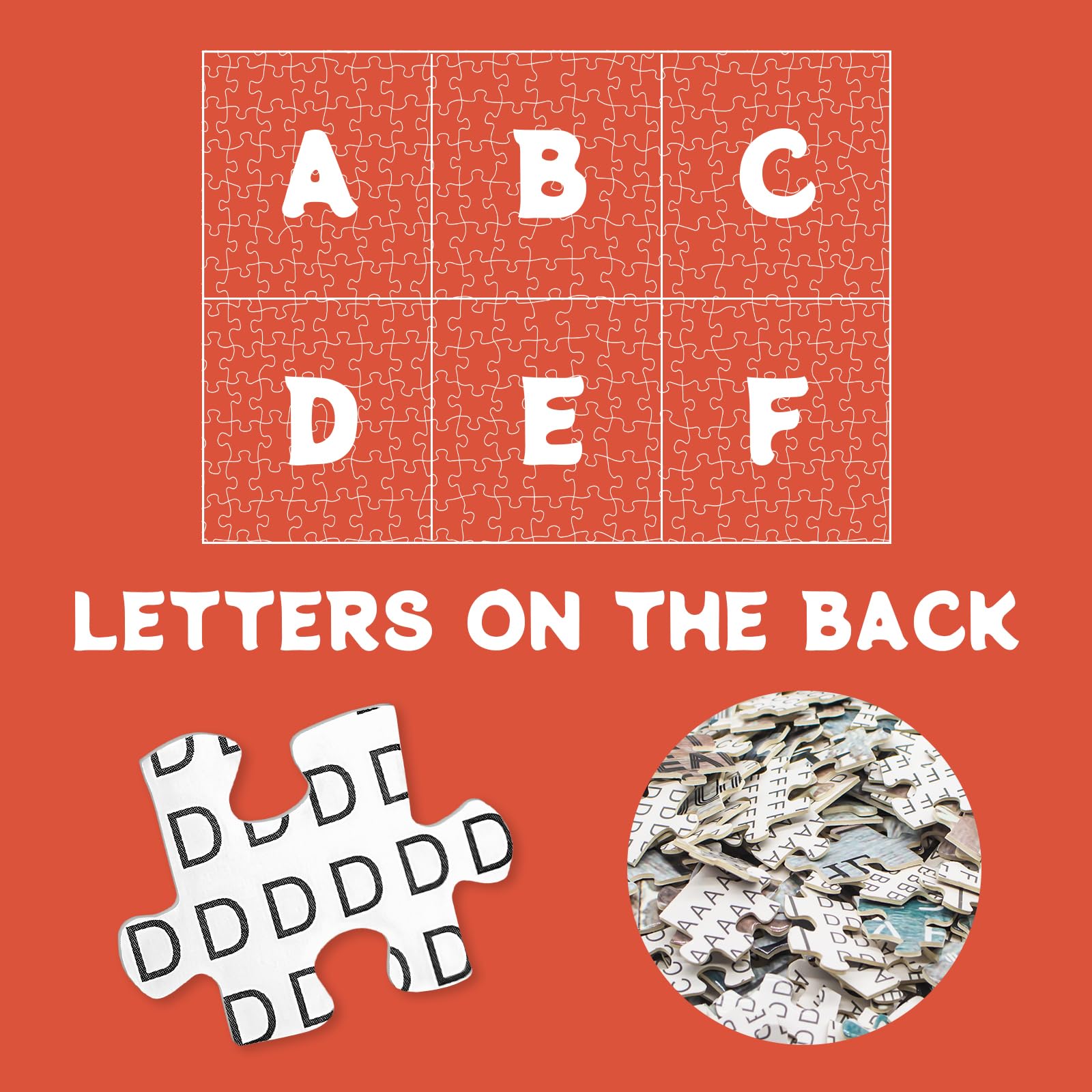 BBOLDIN Missing piece protection, helps avoid lost pieces during puzzling.