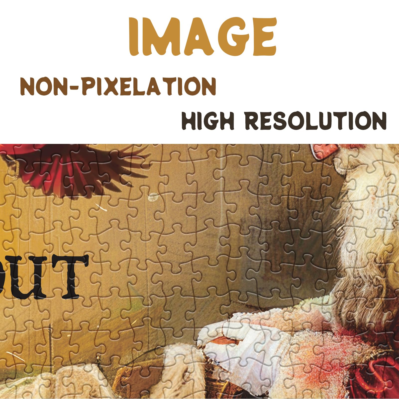 BBOLDIN odorless thick cardboard for a distraction-free puzzling experience.