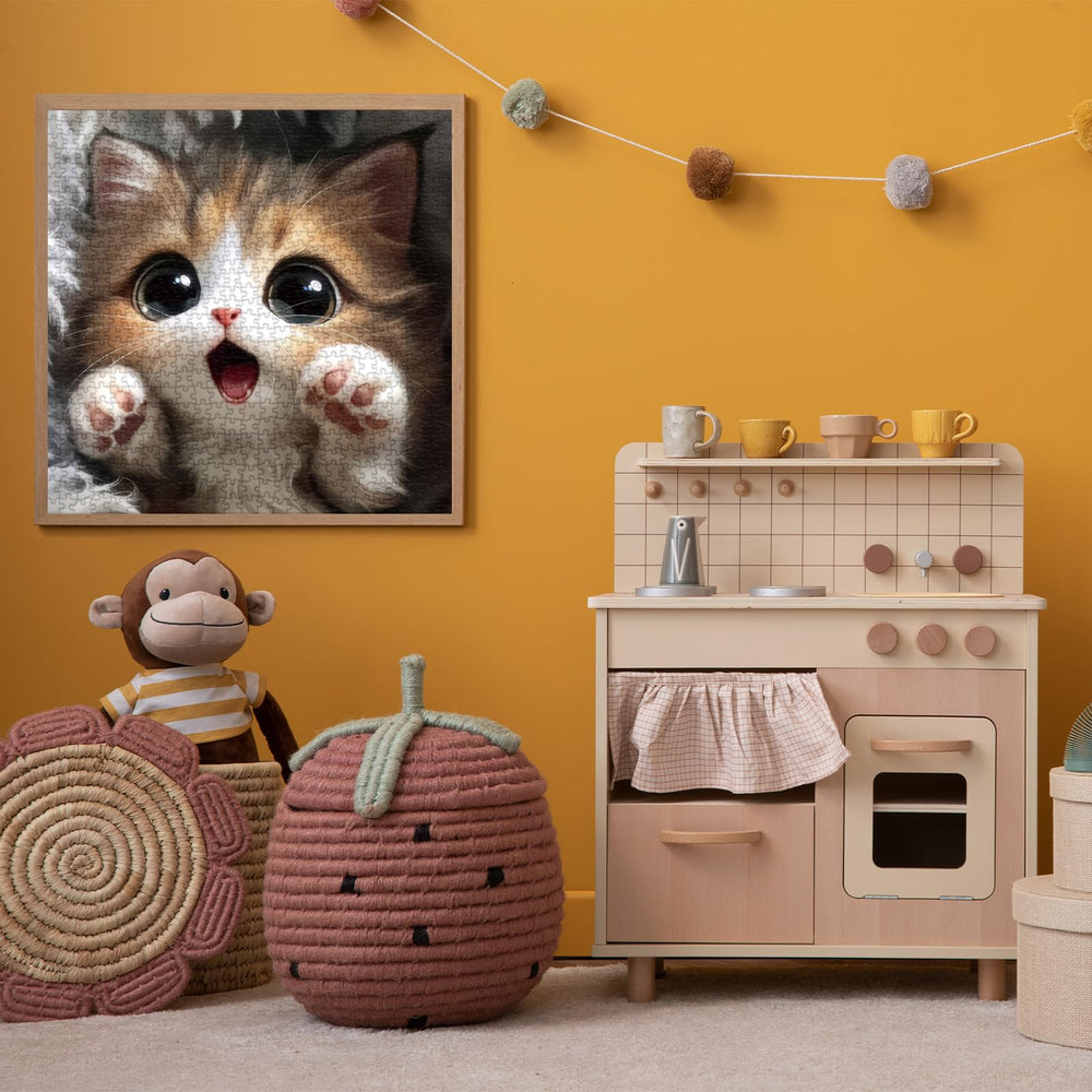 BBOLDIN Odorless thick white cardboard ensures crisp, vivid puzzle images.