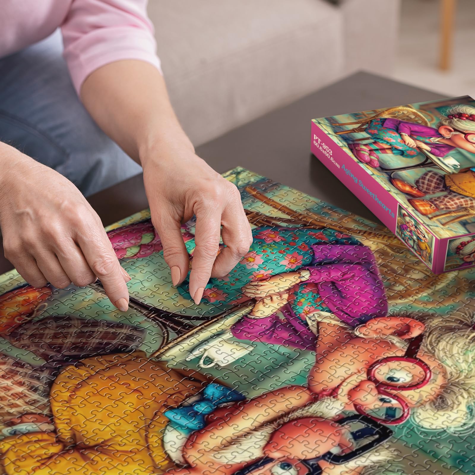 BBOLDIN outdoor cozy puzzle scene for warm family nights and conversation
