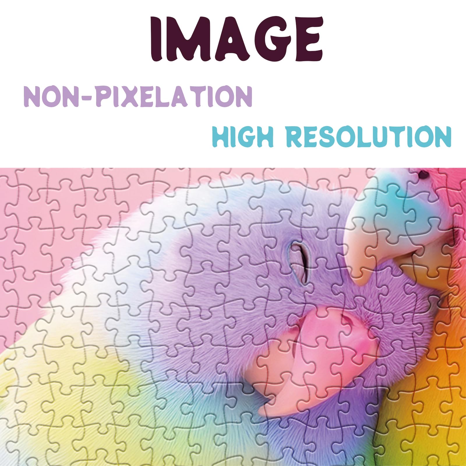 BBOLDIN pink-scene puzzle background adds romantic charm to any coffee table display