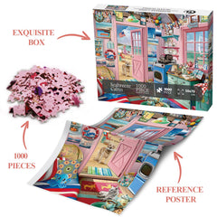 BBOLDIN Thick cardboard and soy ink emphasize durable puzzle construction