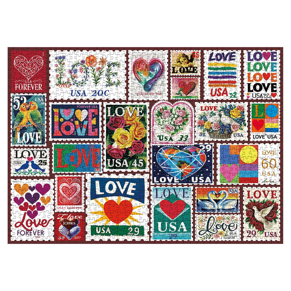 BBOLDIN Love Heart Stamps puzzle reference poster included to assist easy assembly.