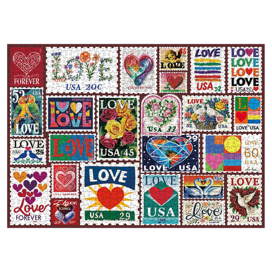 BBOLDIN Love Heart Stamps puzzle reference poster included to assist easy assembly.