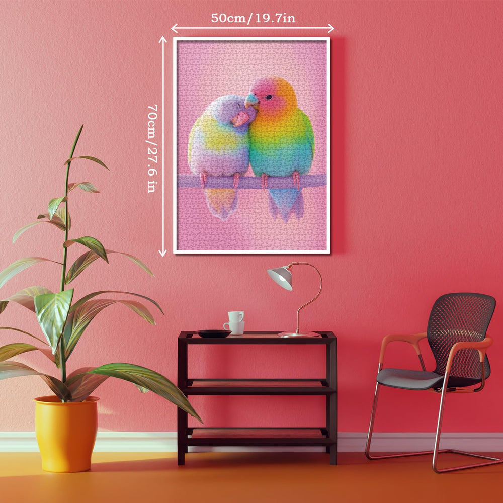 BBOLDIN puzzle reference poster included helps guide progress during the build