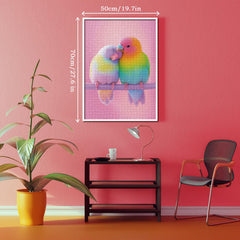 BBOLDIN puzzle reference poster included helps guide progress during the build
