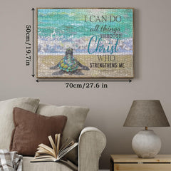 BBOLDIN Sea turtle on a sunlit beach scene for calming decor.
