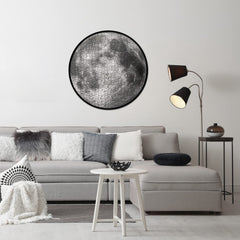 BBOLDIN Space Moon Round Puzzle poster included supports gift-ready display.