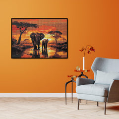 BBOLDIN Tranquil dusk landscape, ideal for quiet time and reflection.