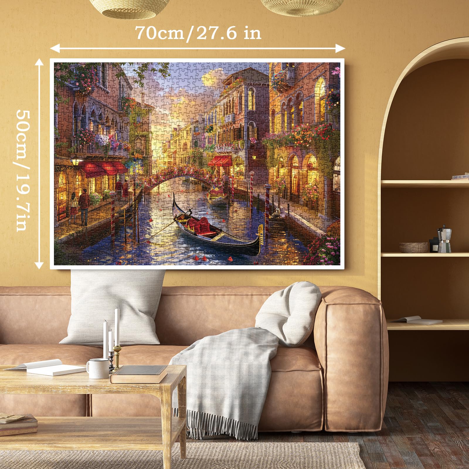 BBOLDIN Venetian scene artwork puzzle gift-ready packaging enhances gifting