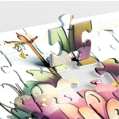 BBOLDIN vibrant animal art brings color to your puzzle night