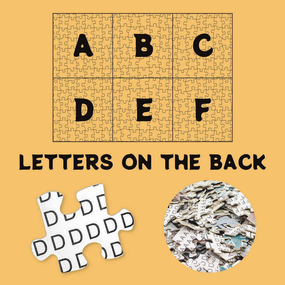 BBOLDIN White Tiger Family Puzzle: missing piece support helps keep puzzling on track.
